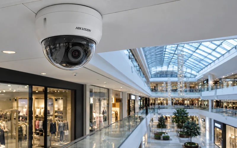 Купол Hikvision: торговый центр